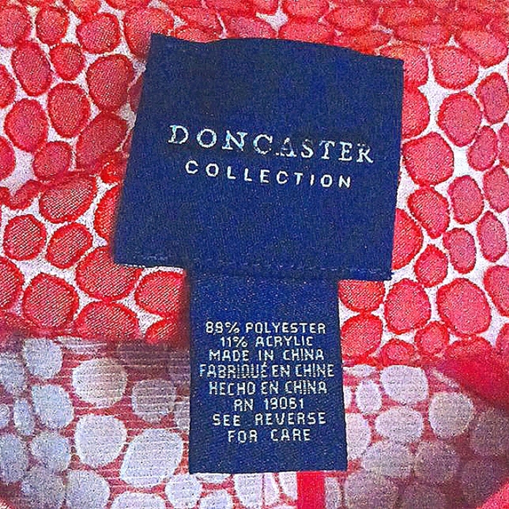 DONCASTER Collection NWT Embroidered Peplum Designer Blouse-Size 2 - Picture 3 of 11